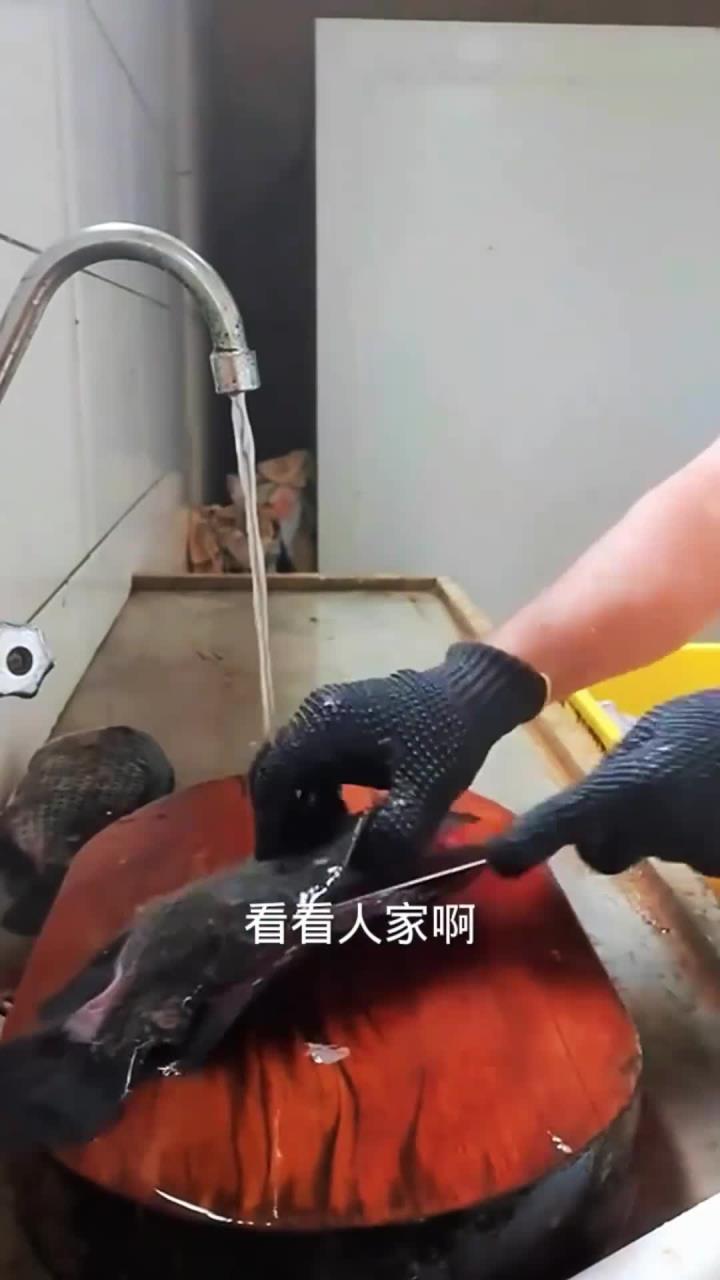 刺身鱼分割处理全过程
