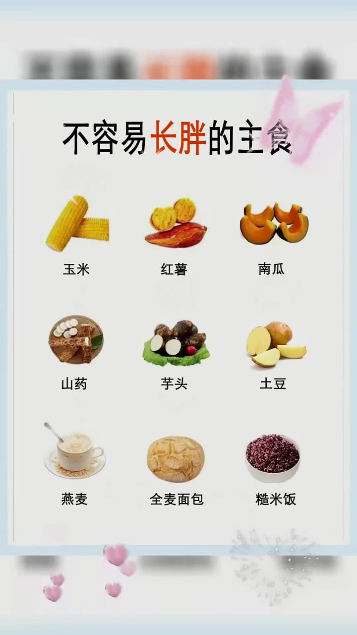 减脂期,这些容易长胖的主食,要少吃!(1)