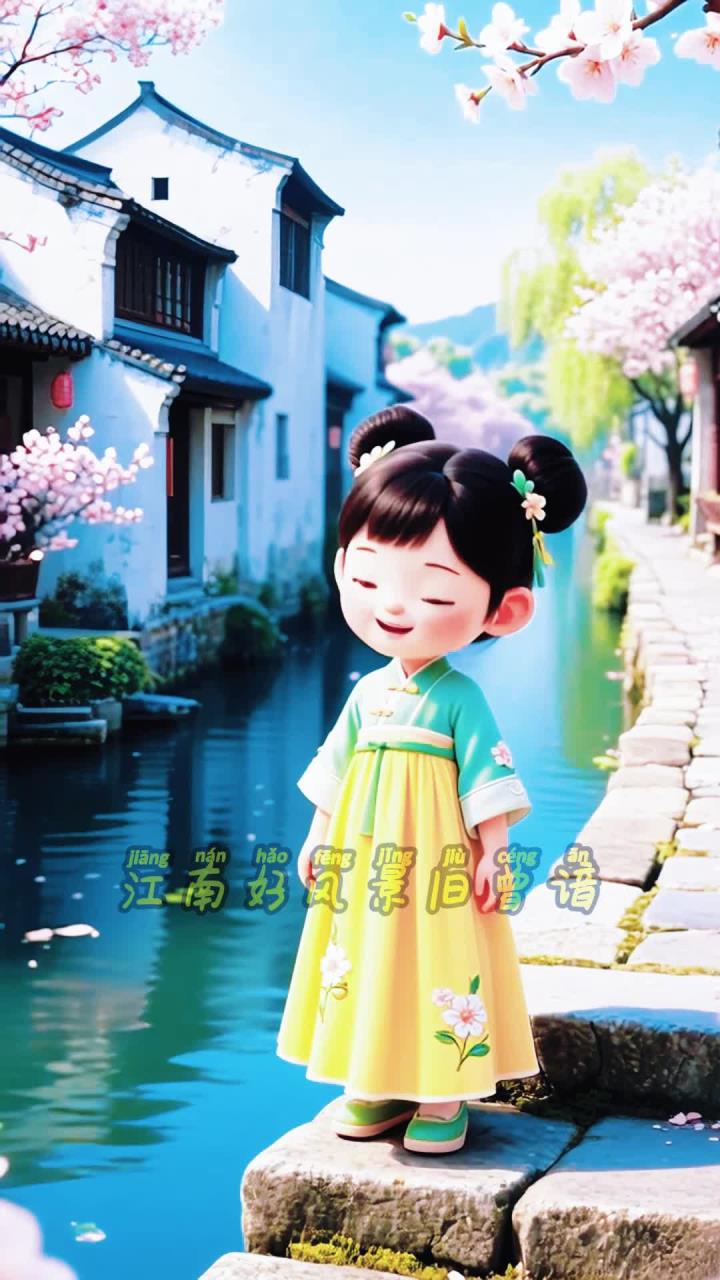 小学四年级《忆江南》其一赏析学习,品味诗歌意境