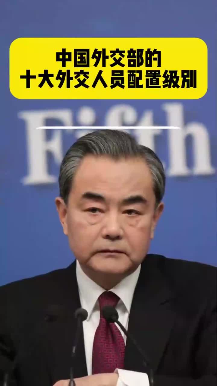 中国外交部的十六外交人员配置级别