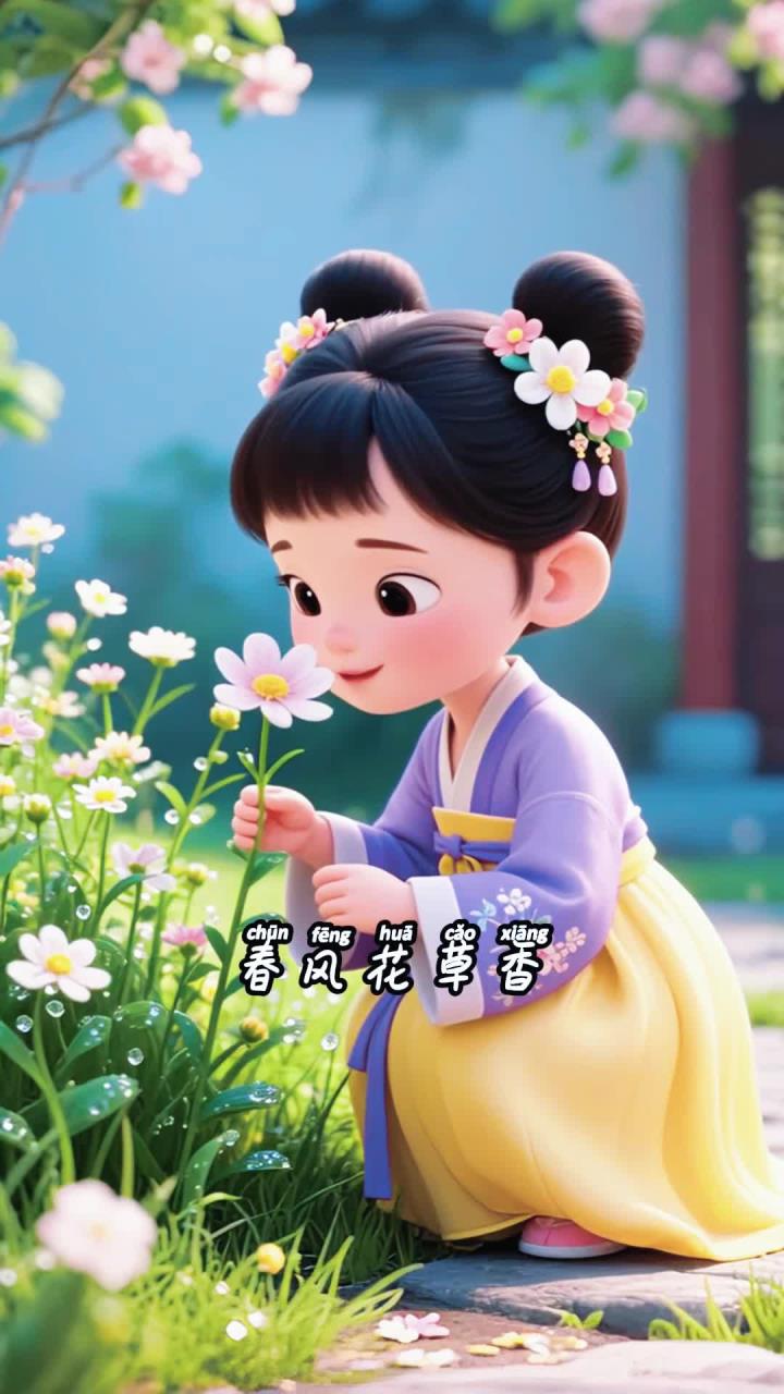 小学四年级《绝句(其一)》整体述,叙述诗歌整体