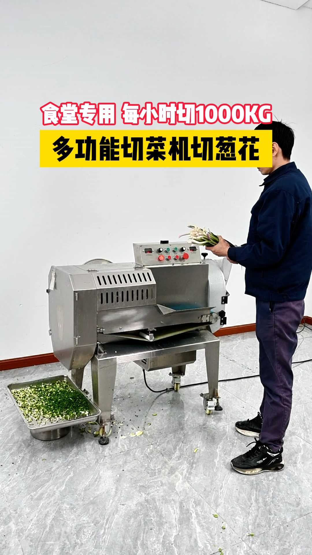 食堂专用多功能切菜机切葱花