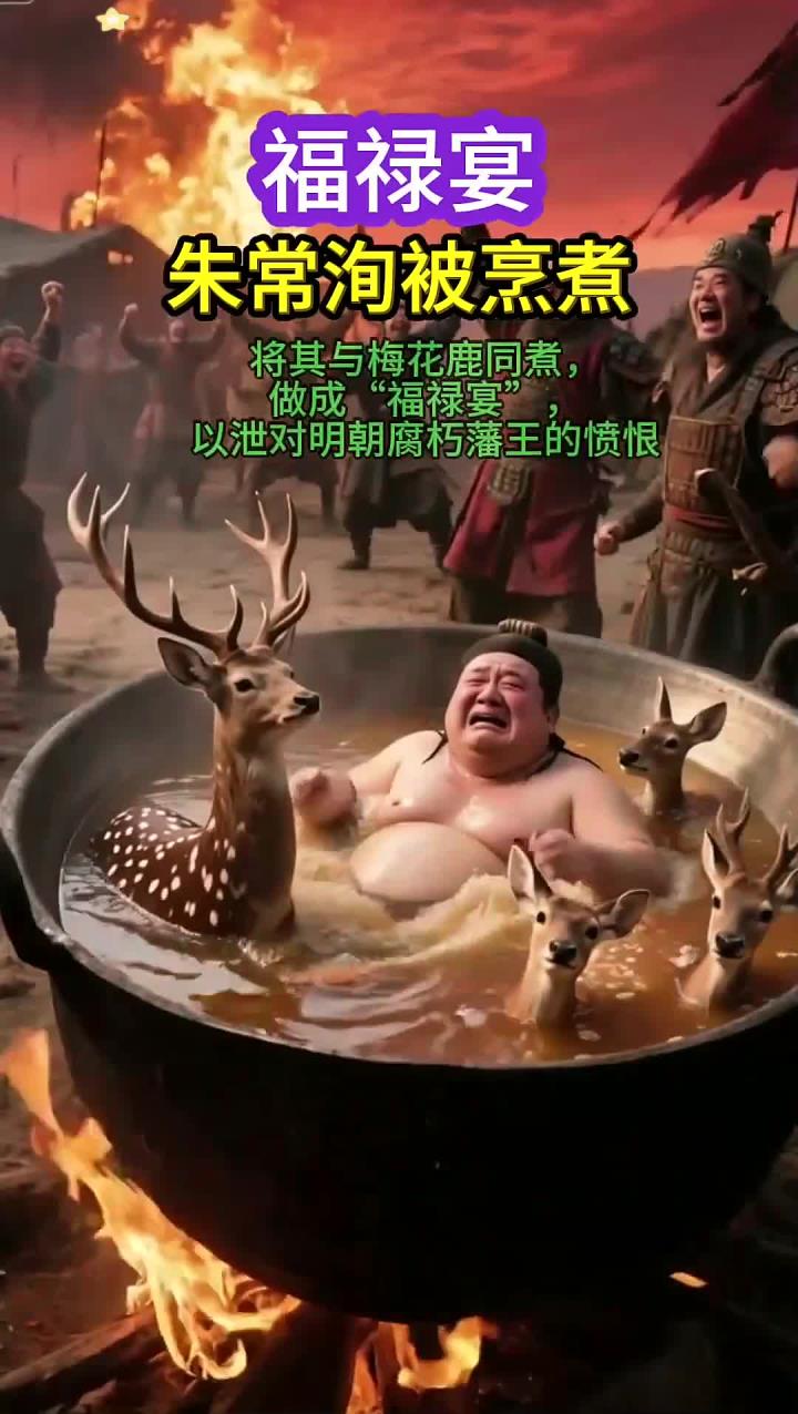 最惨王爷福王朱常洵，被与梅花鹿同煮，做成福禄宴