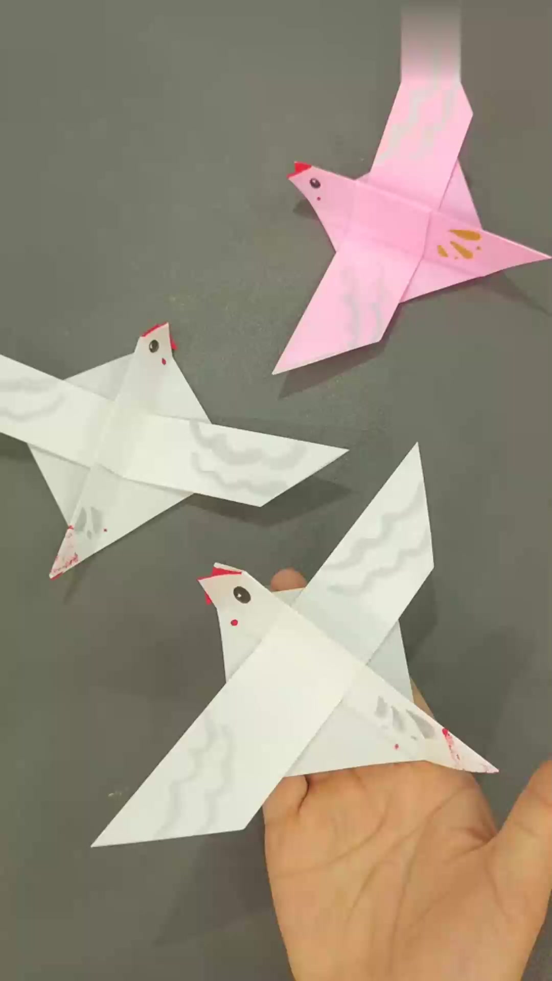 国庆节快到了 折个可爱的和平鸽吧 创意折纸和平鸽