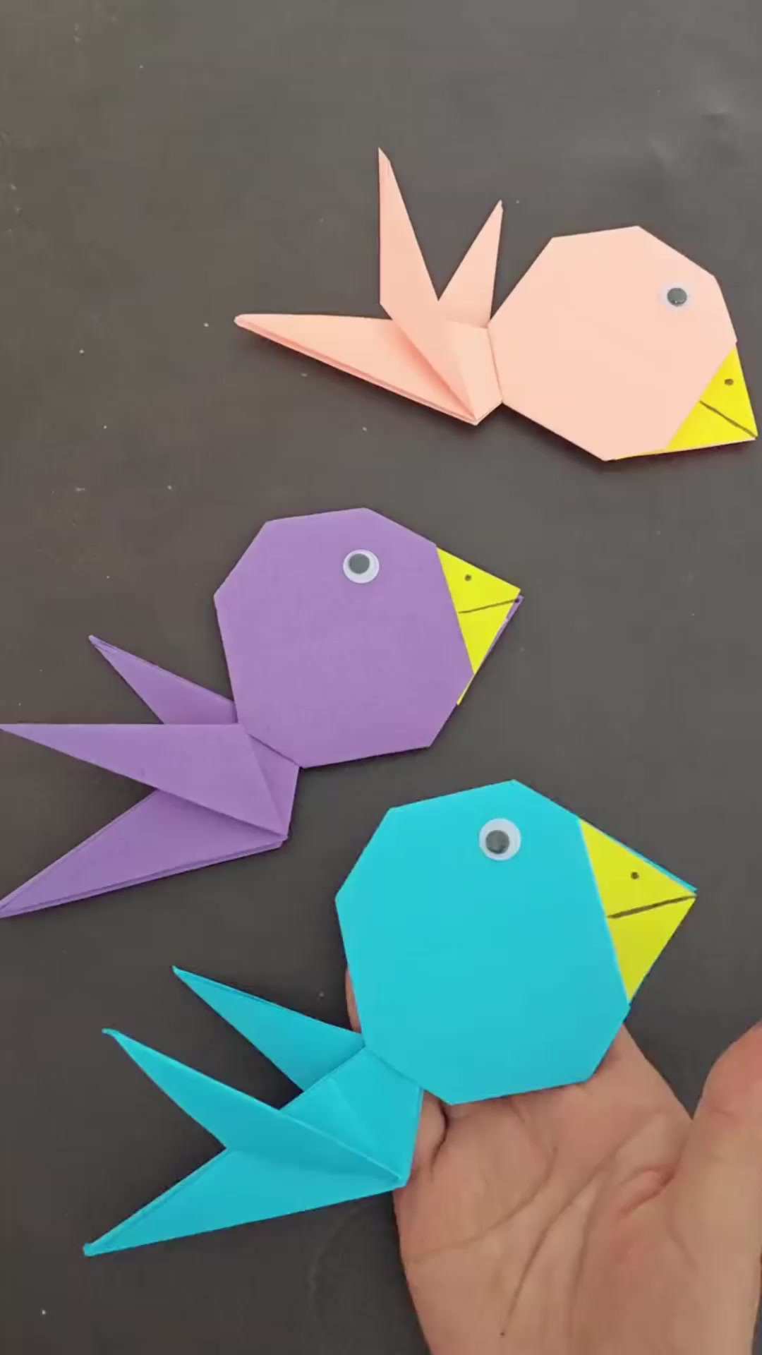 创作灵感 简单可爱的小鸟手工折纸 创意手工折纸亲子手工 手工