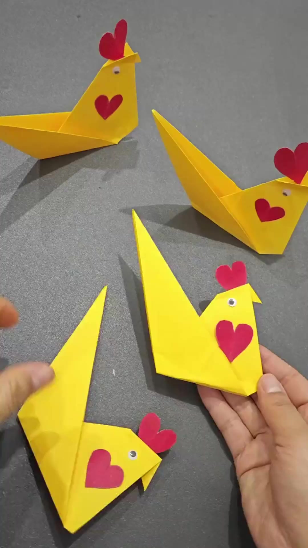 创作灵感 有手就会的折纸大公鸡，创意手工折纸有趣的折纸手工