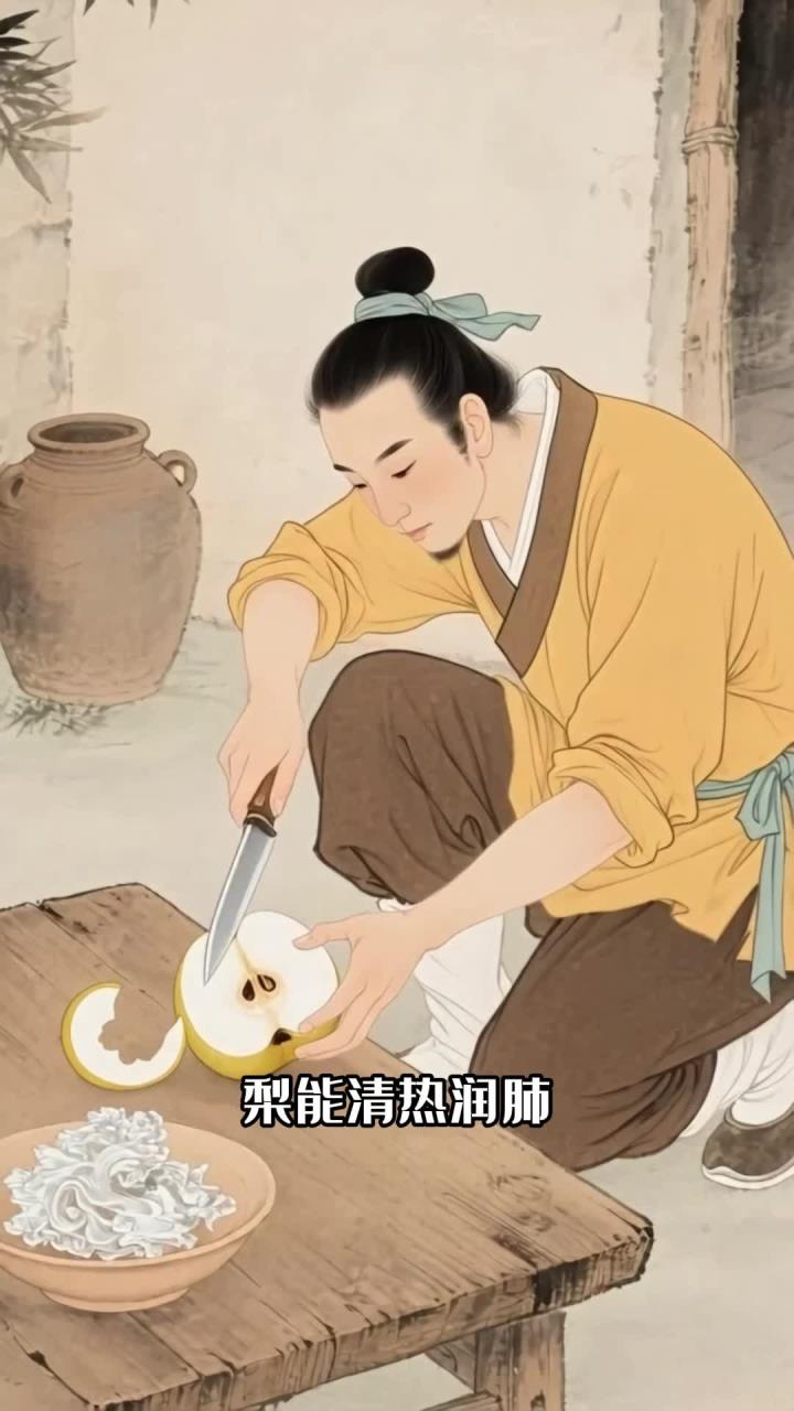 吃辣上火喉咙痛：煮碗梨银耳汤，清热降火缓肿痛