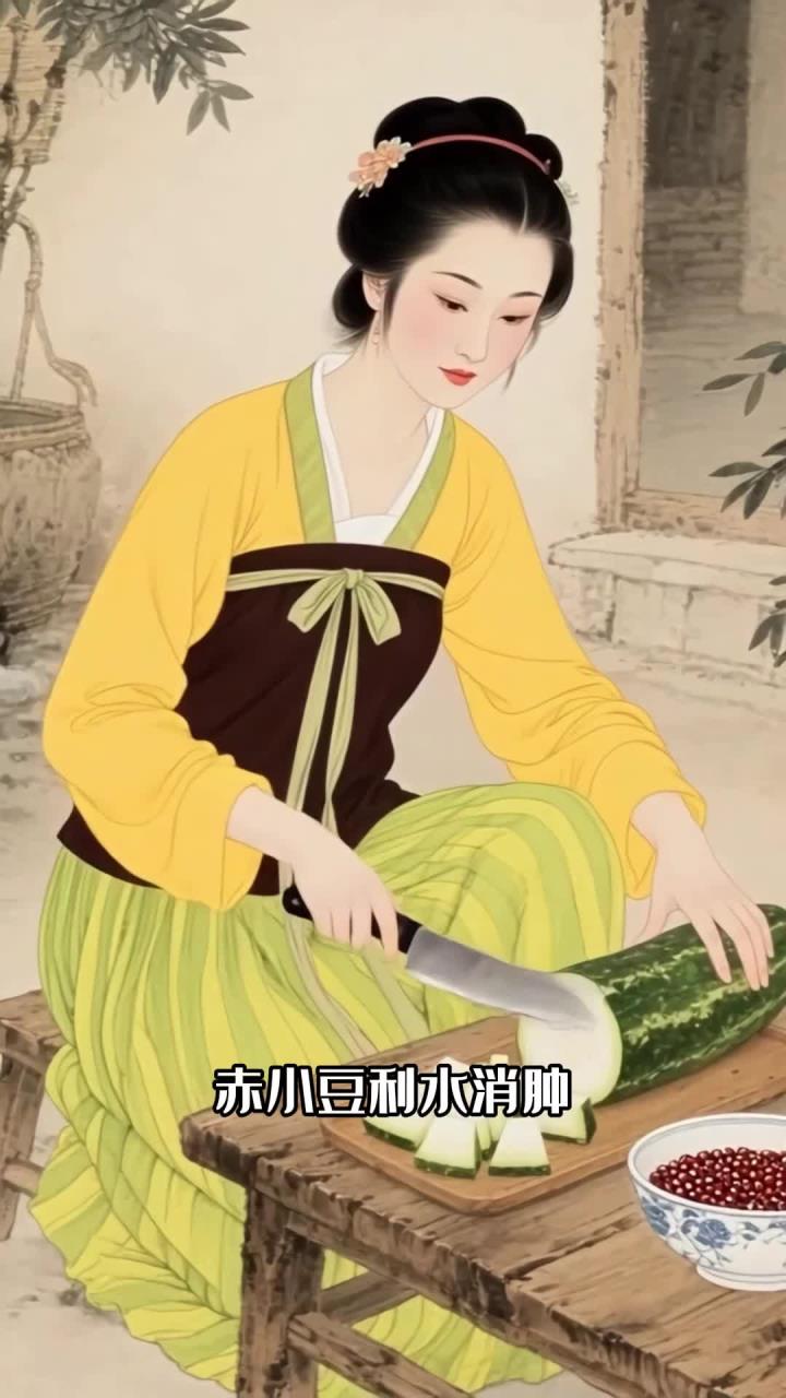 水肿导致大腿粗:赤小豆冬瓜汤,腿围缩减显修长