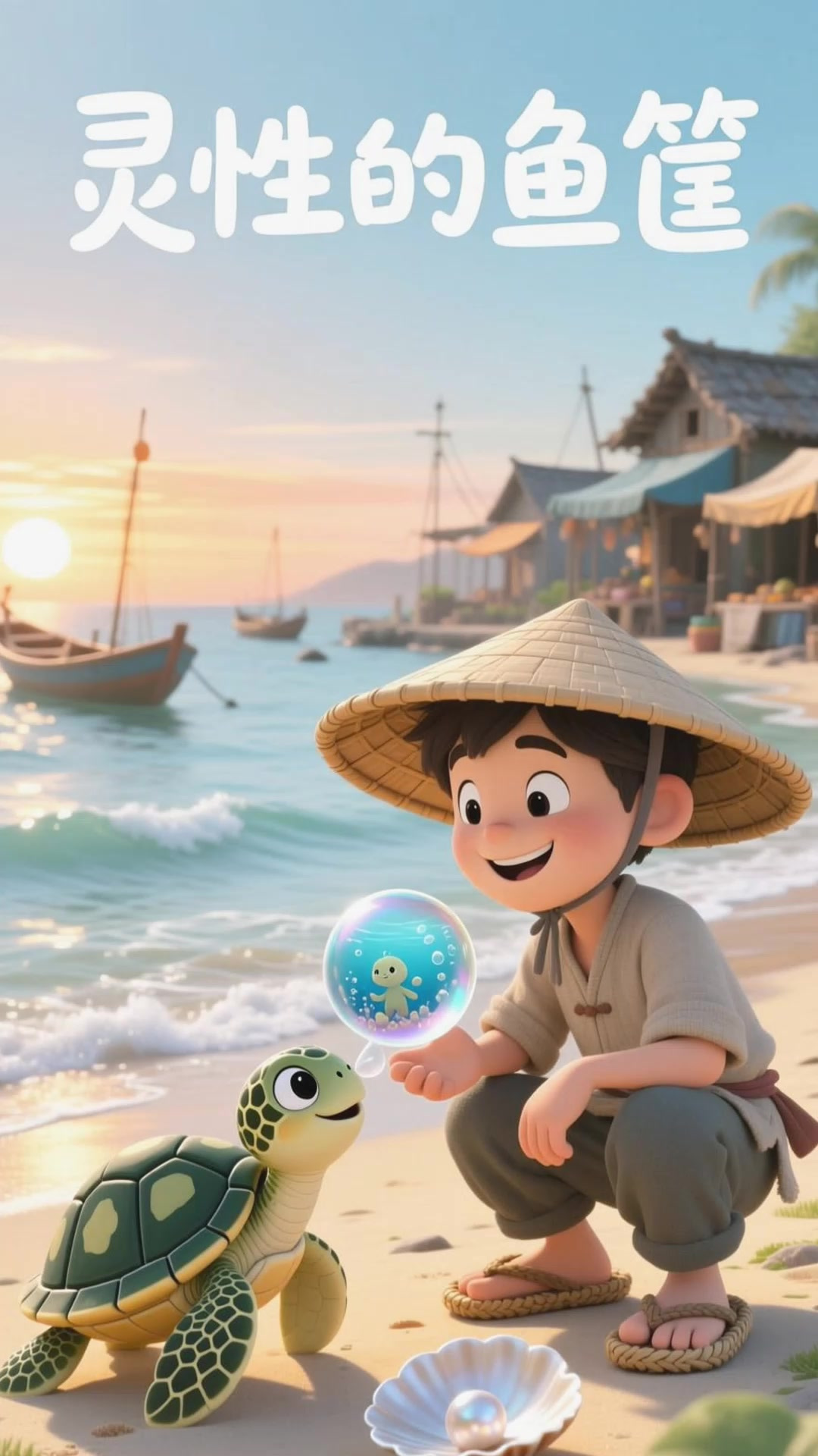 民间喜剧：卖鱼郎的鱼筐宝贝成了他的伙伴