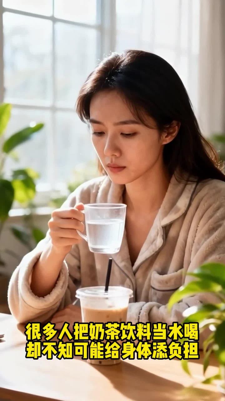 奶茶饮料再好喝,也别当水喝!小心身体添负担!