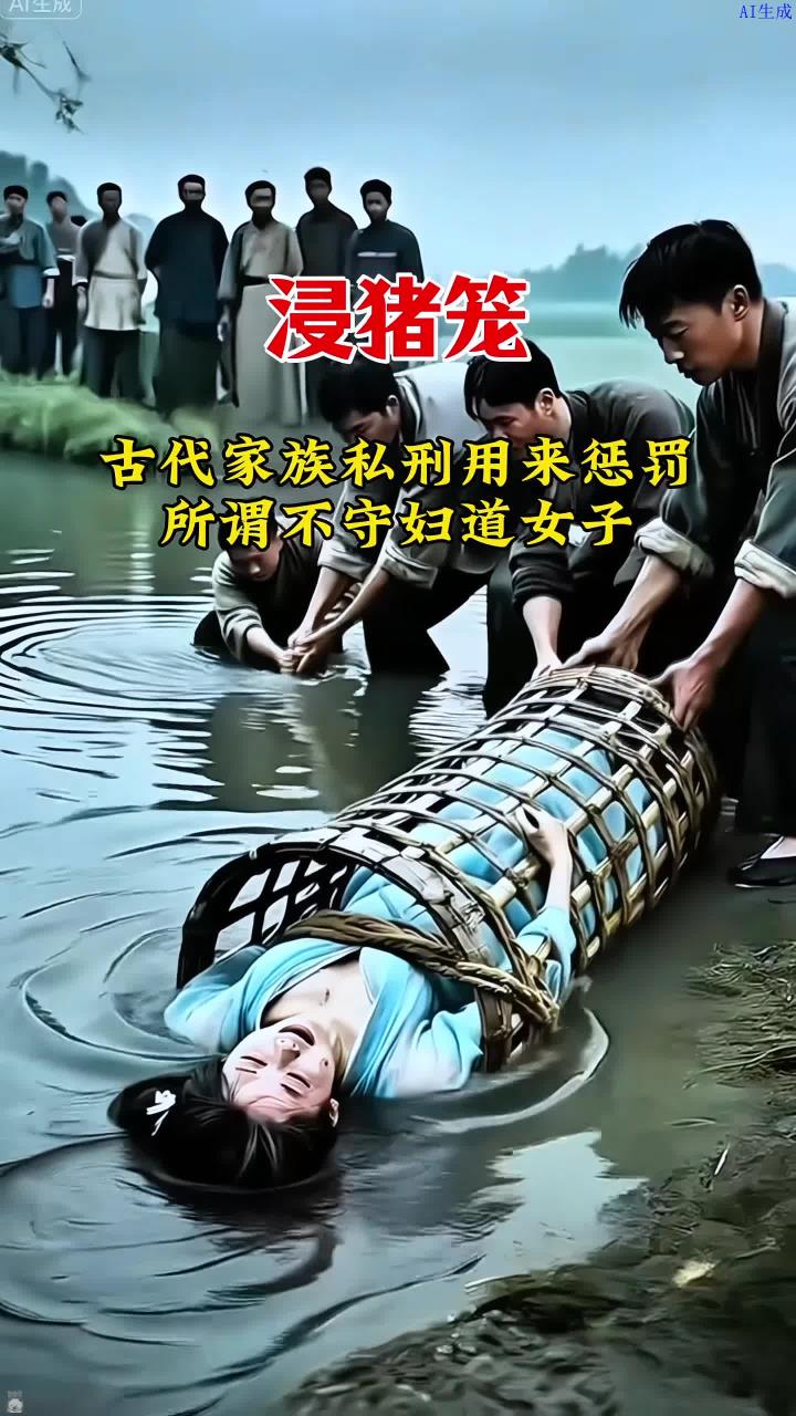古代乡村私刑惩罚不守妇道女子 过程残忍 令人唏嘘
