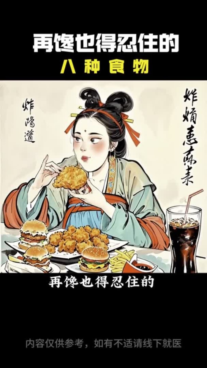 再馋也得忍住的八种食物