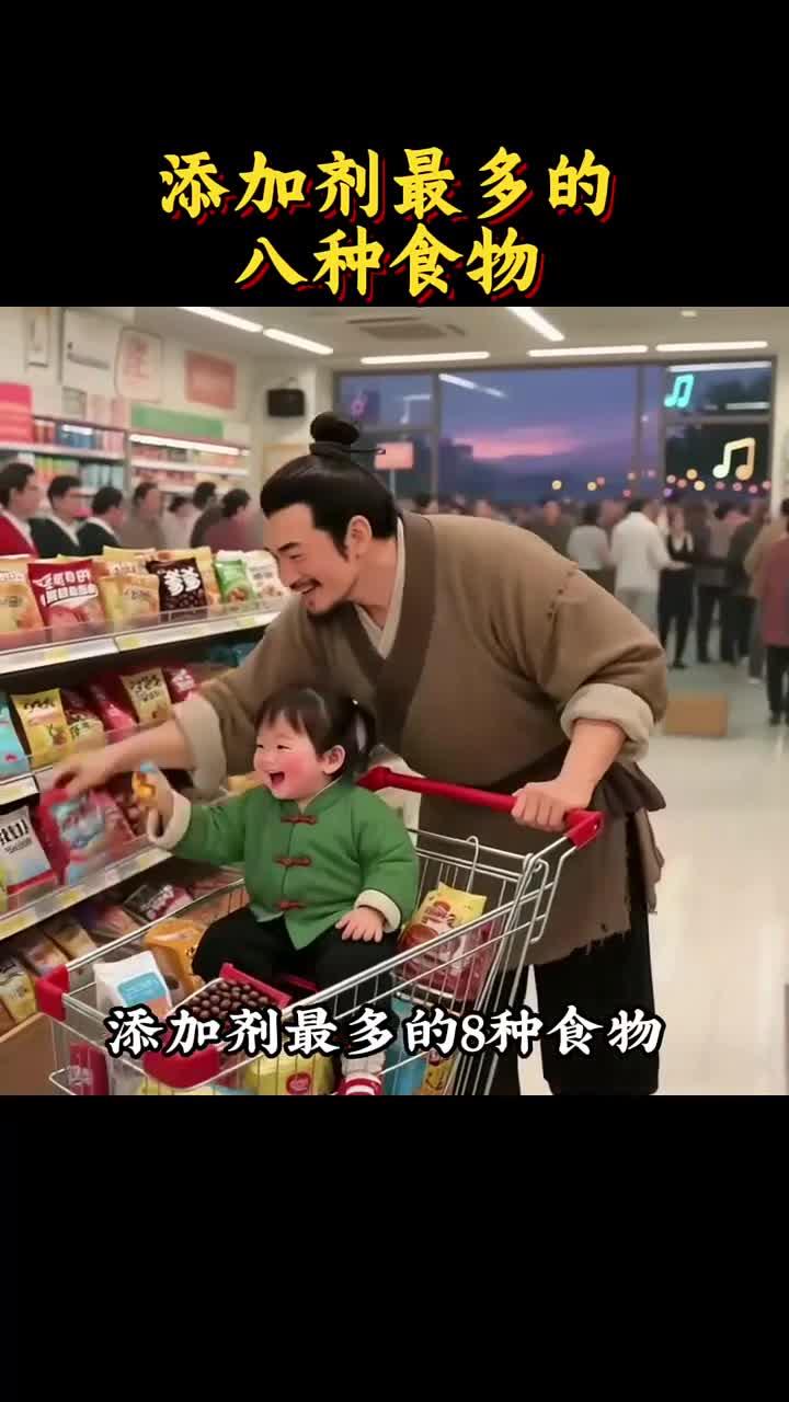 添加剂最多的八种食物,别再给孩子吃了