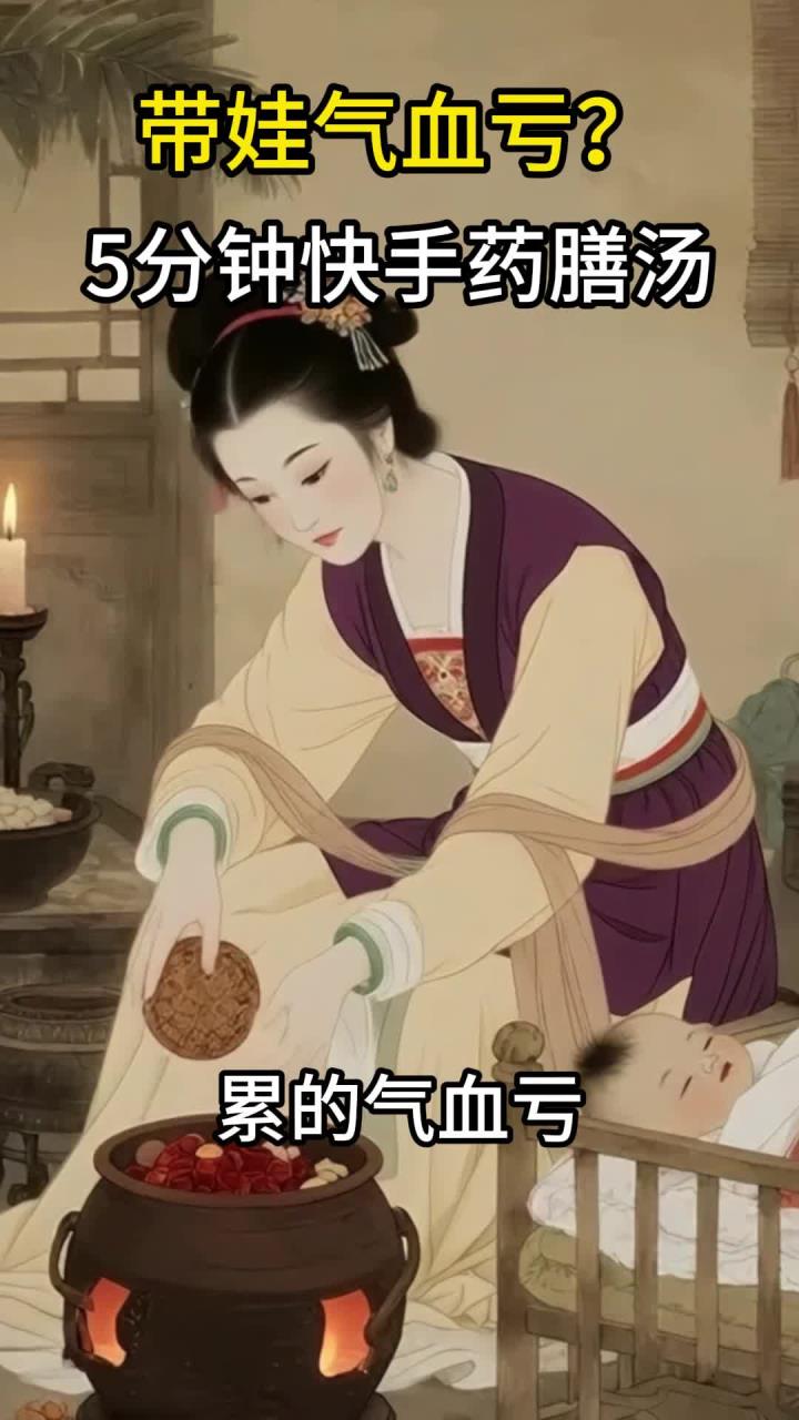 带娃气血亏?5分钟快手药膳汤