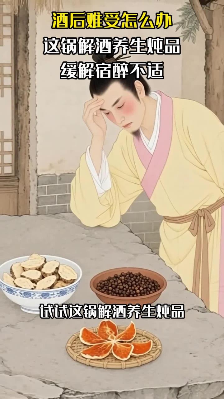 酒后难受怎么办:这锅解酒养生炖品,缓解宿醉不适