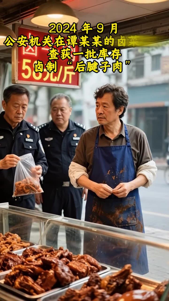 卤菜店店主谭某某购进特价“后腱子肉”，制作秘制卤牛肉竟检出猪肉成分，被判有期徒刑