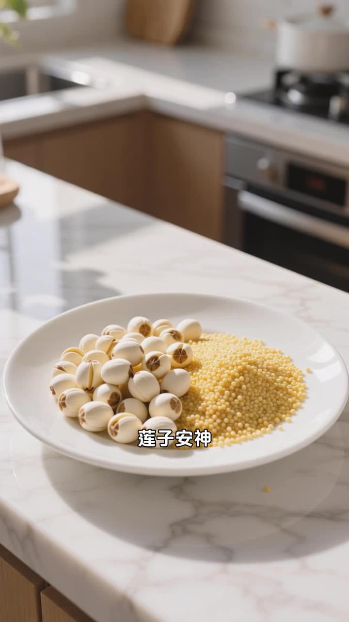 常喝莲子小米粥,安神助眠养脾胃,睡眠质量大提升～