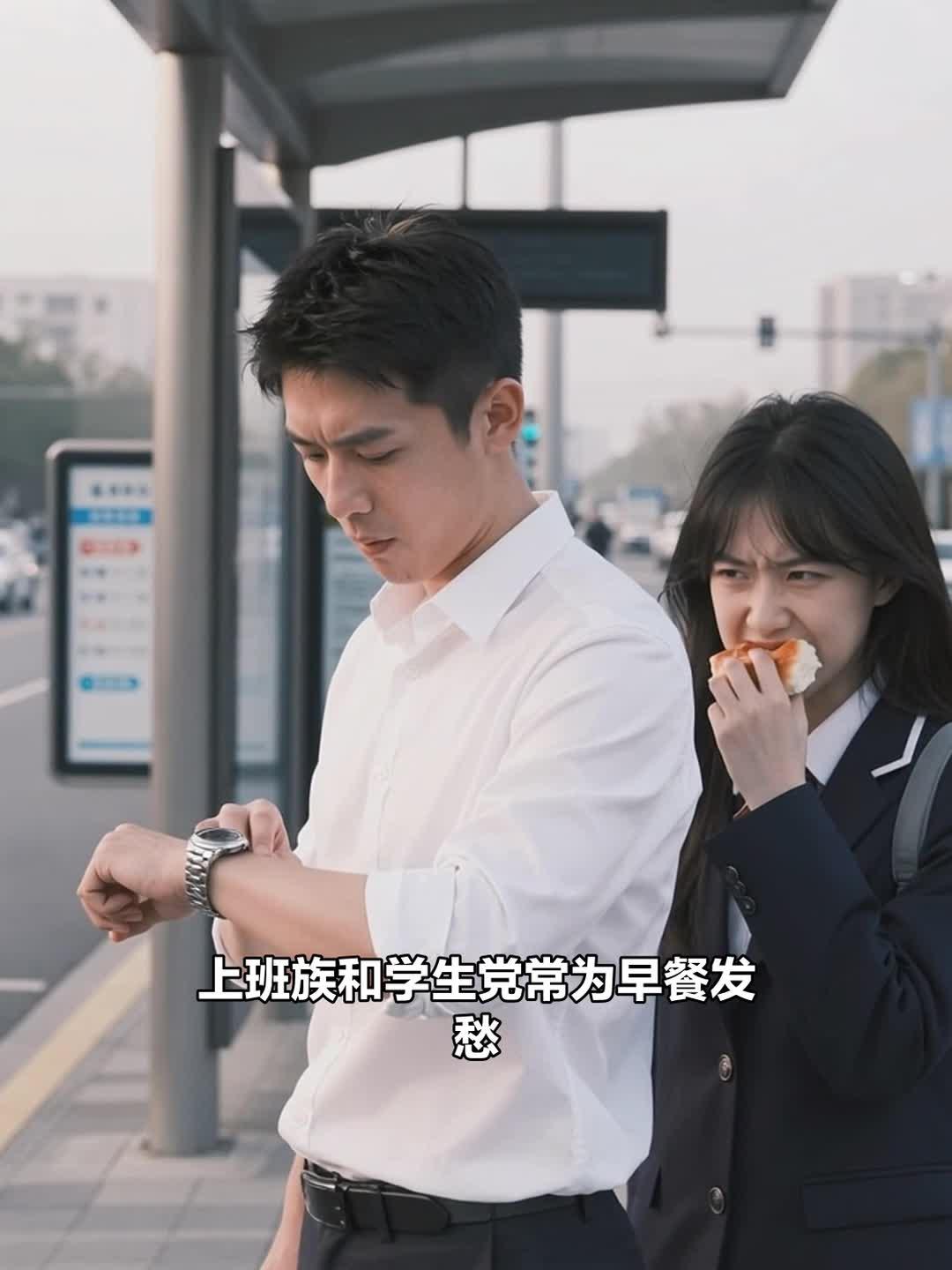 早餐吃包子馒头 搭配豆浆 营养又便捷