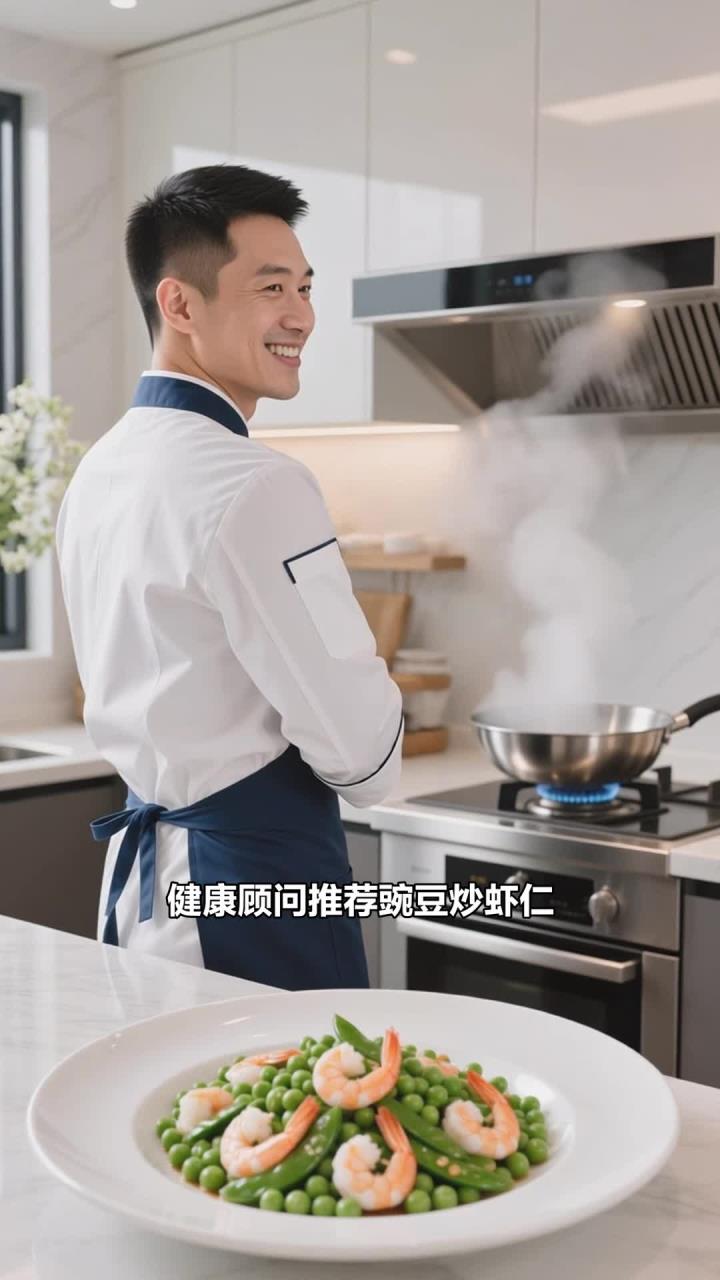 健康养生小妙招，多吃豌豆炒虾仁，清淡营养易消化