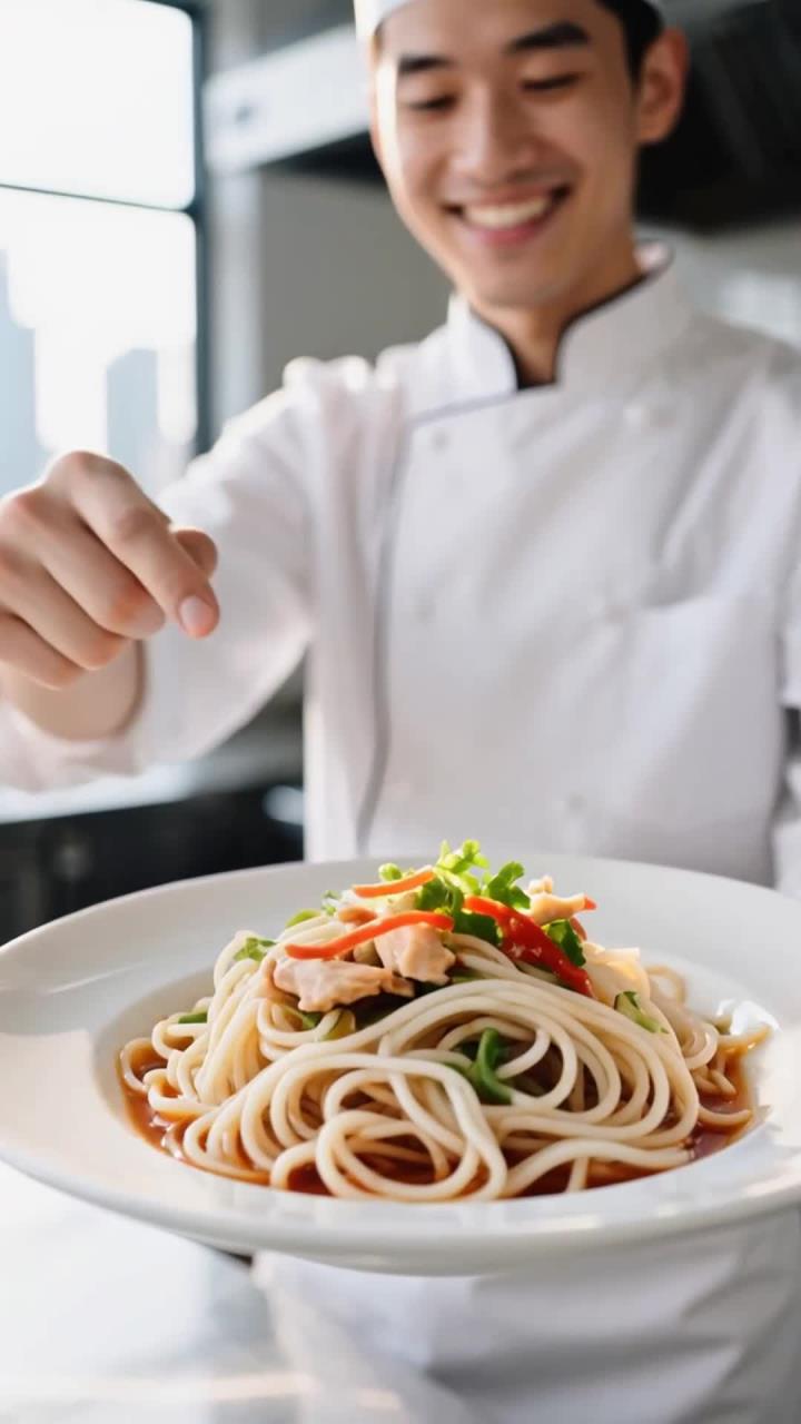 凉拌鸡丝拉皮加入食护菜单,清爽适口补蛋白易消化抗流感
