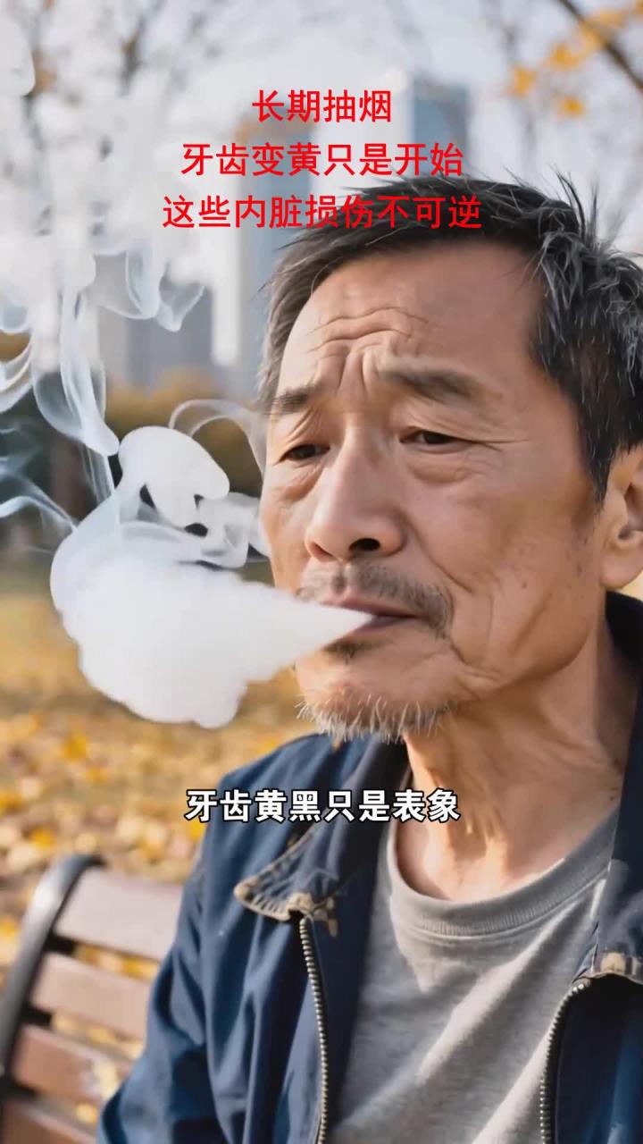 长期抽烟：牙齿变黄只是开始，这些内脏损伤不可逆