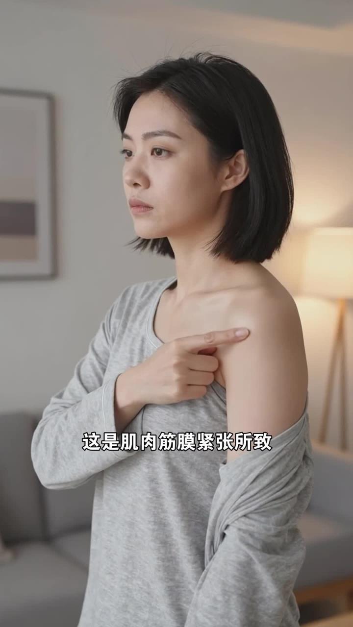 睡前用热毛巾敷肩颈 10 分钟,放松肌肉,不僵硬～