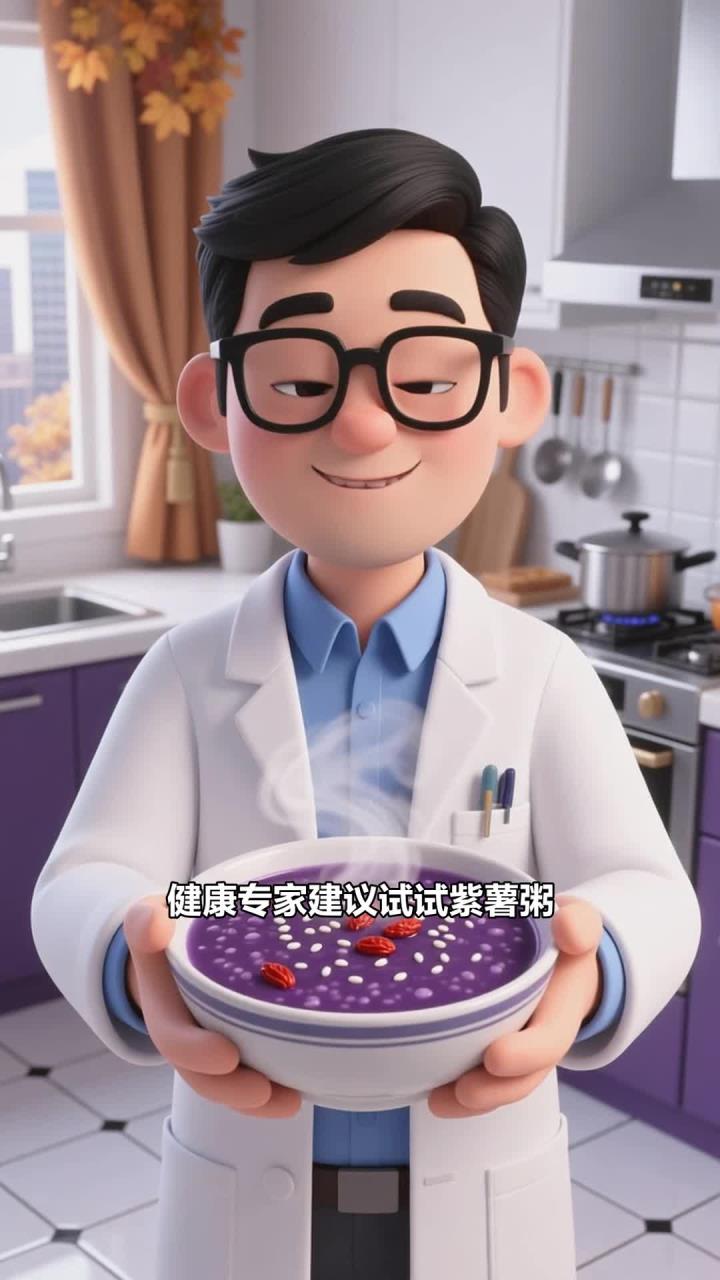 喝紫薯粥小好处 流感季里 喝出身体好花青素