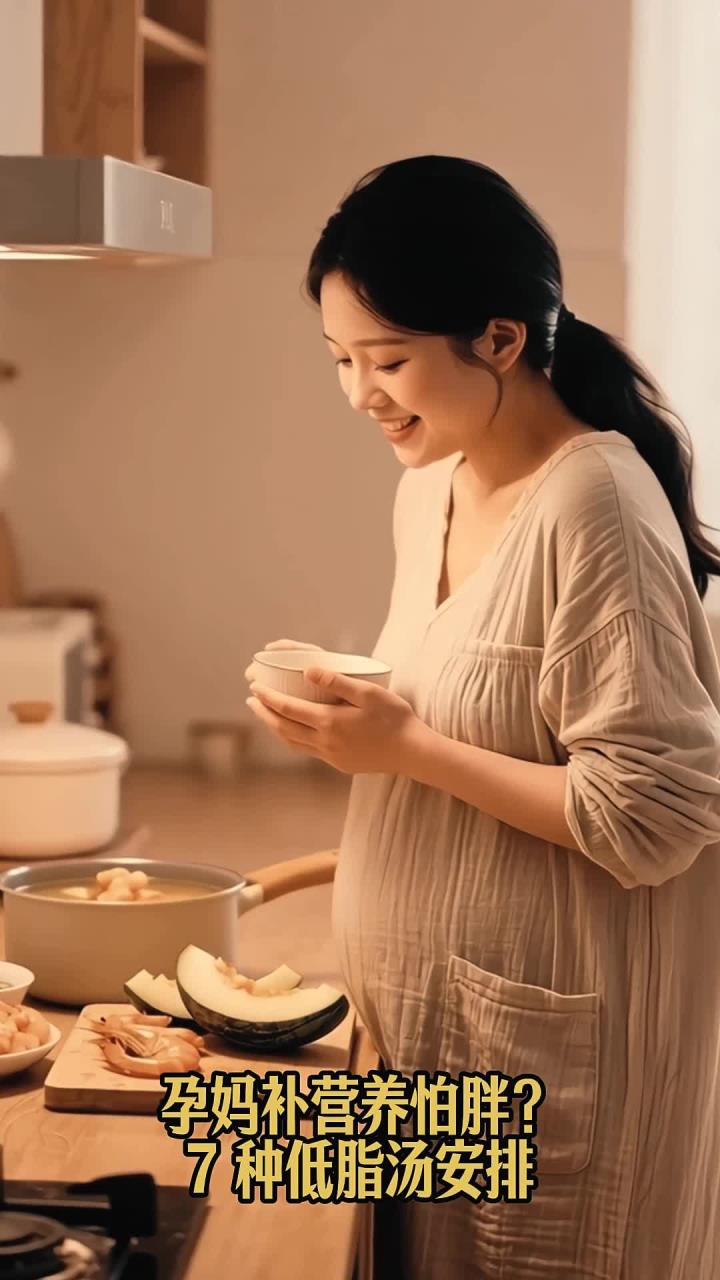 孕妈怕胖又想补?7 种低脂营养汤,喝出好状态!