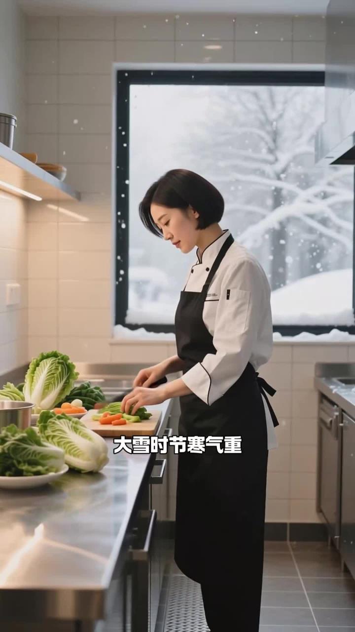 大雪吃清炒娃娃菜,健康养生脆嫩补维生素