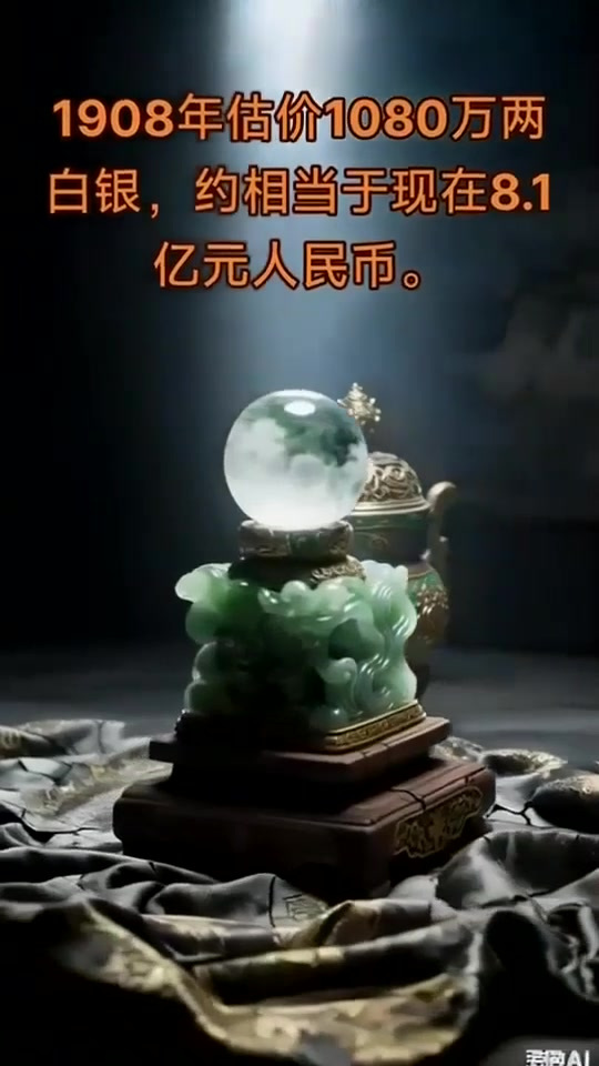 据估算,慈禧太后陪葬的翡翠白菜价值,约相当于现在3亿人民币