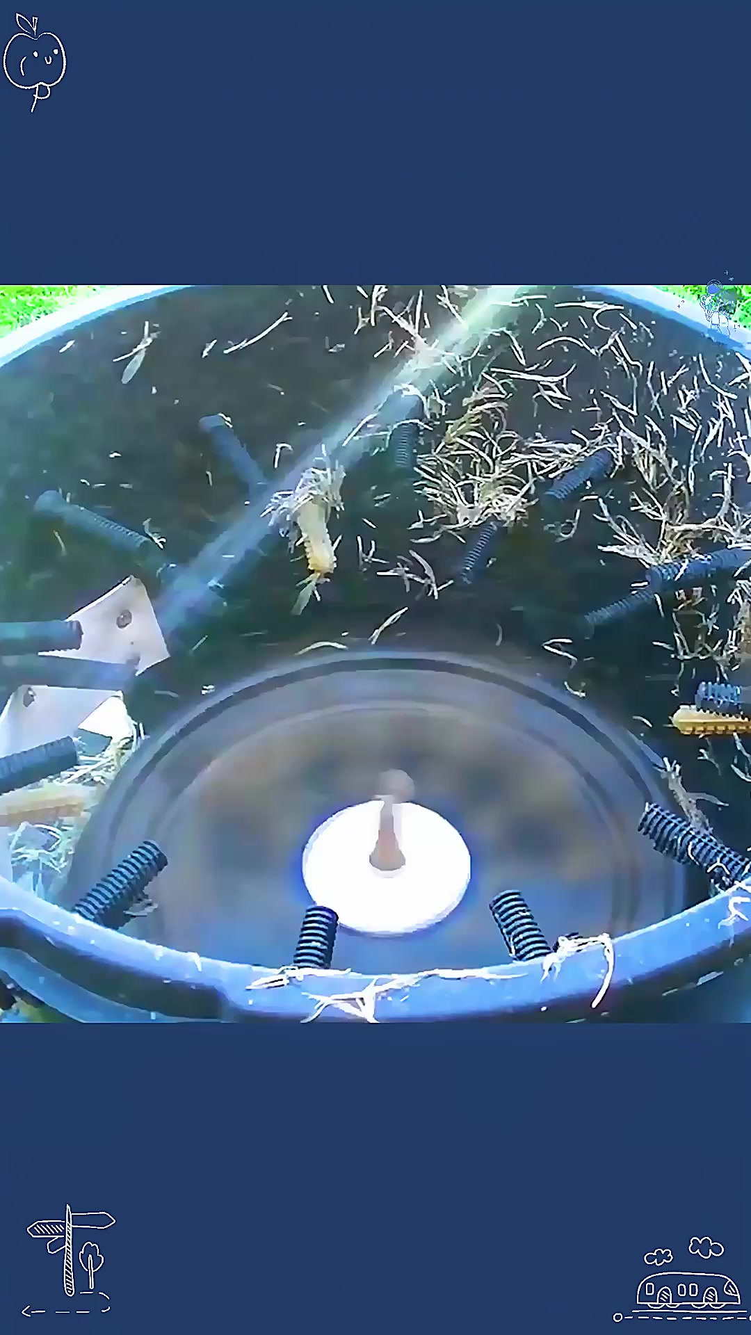 不可思议的老式拔毛机,把鸡扔进去翻滚两分钟,鸡毛立马拔干净