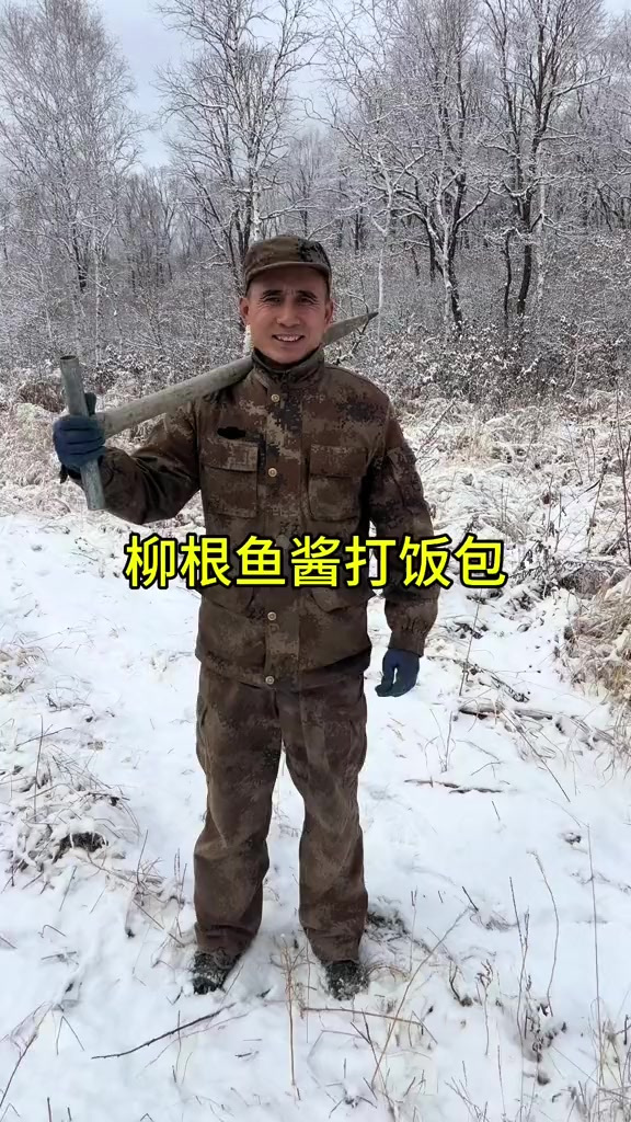 大米饭柳根鱼酱打饭包