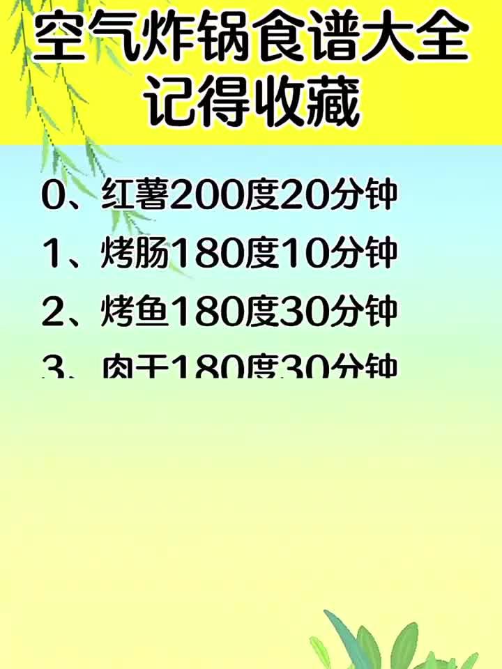 空气炸锅美食全收录,这30道菜谱值得收藏!