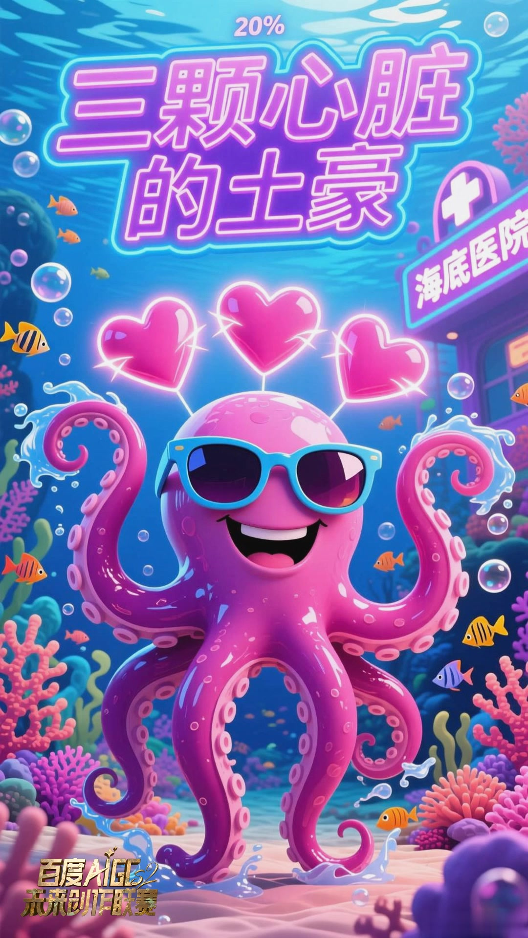 章鱼拥有三颗心脏,这样的生理结构对它有何特别帮助呢?
