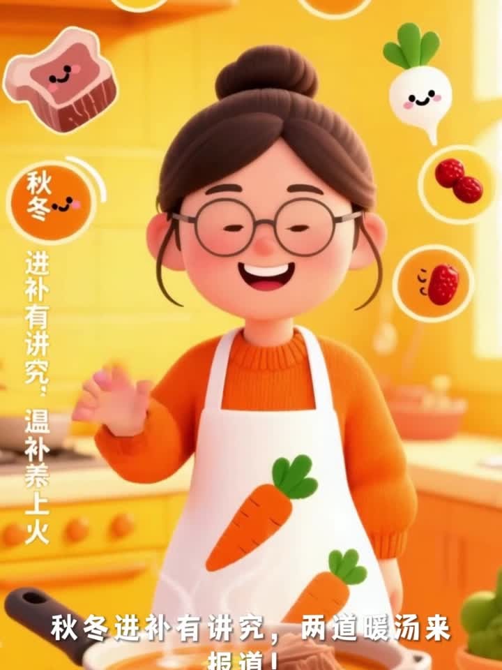 日常养生知识科普，健康养生季：暖汤食光