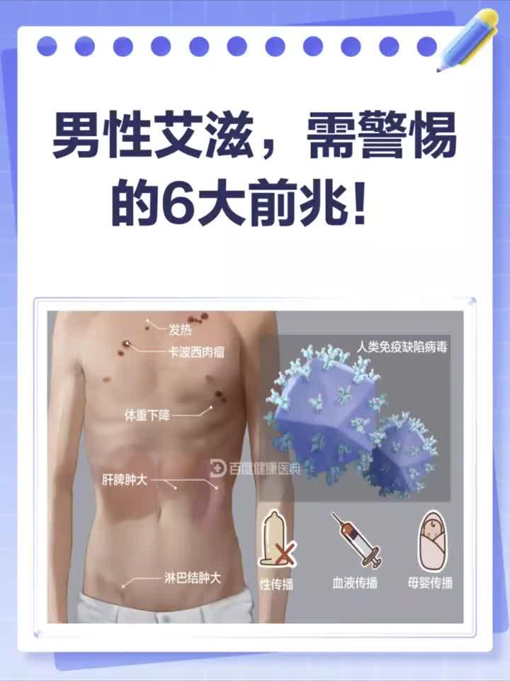 男人感染艾滋的6个初期信号,你注意到了吗?