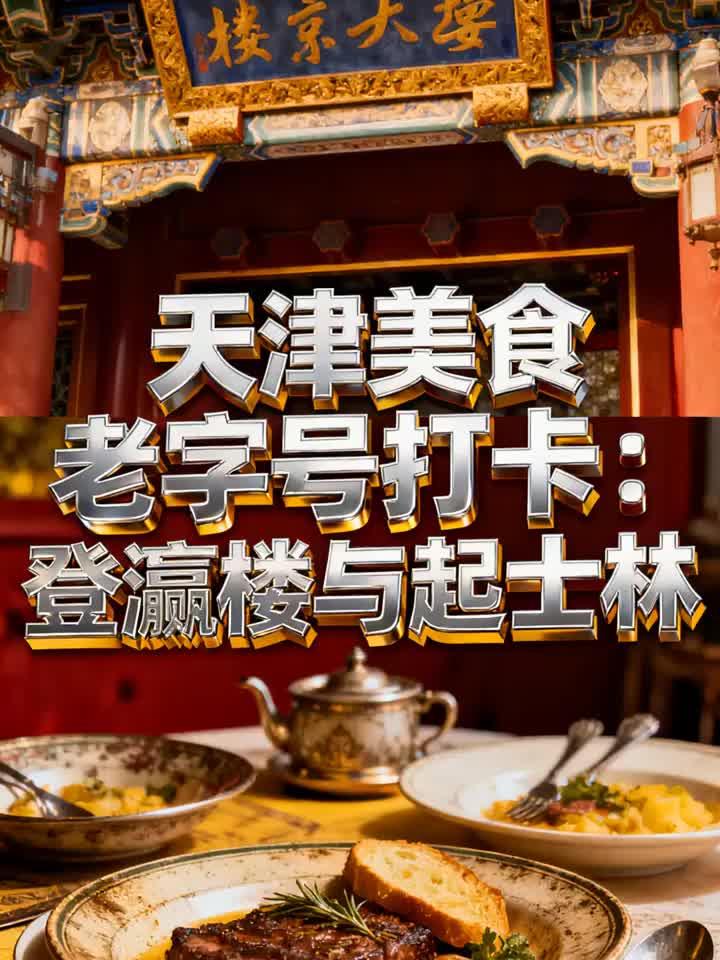 天津美食老字号打卡：登瀛楼与起士林