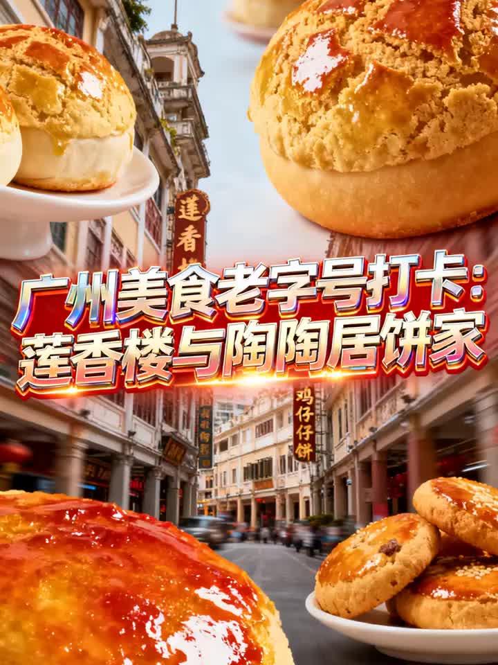 广州美食老字号打卡:莲香楼与陶陶居饼家