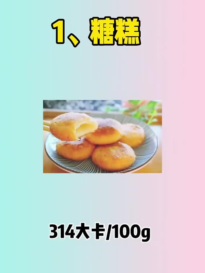 一块蛋糕的热量有多高?看完这个视频你就明白了!