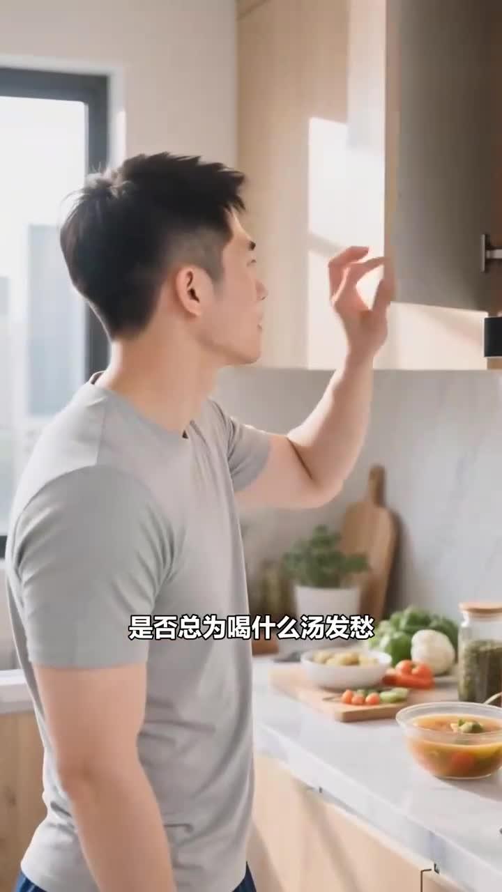 减脂期喝汤,番茄鸡蛋汤,低卡高营养