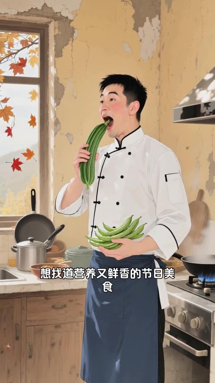 重阳吃丝瓜咋炒,加毛豆补蛋白还鲜!