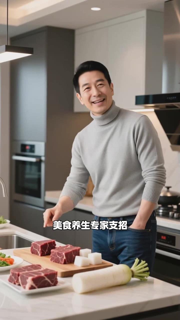 冬季吃萝卜炖牛肉,暖心助健康养生～