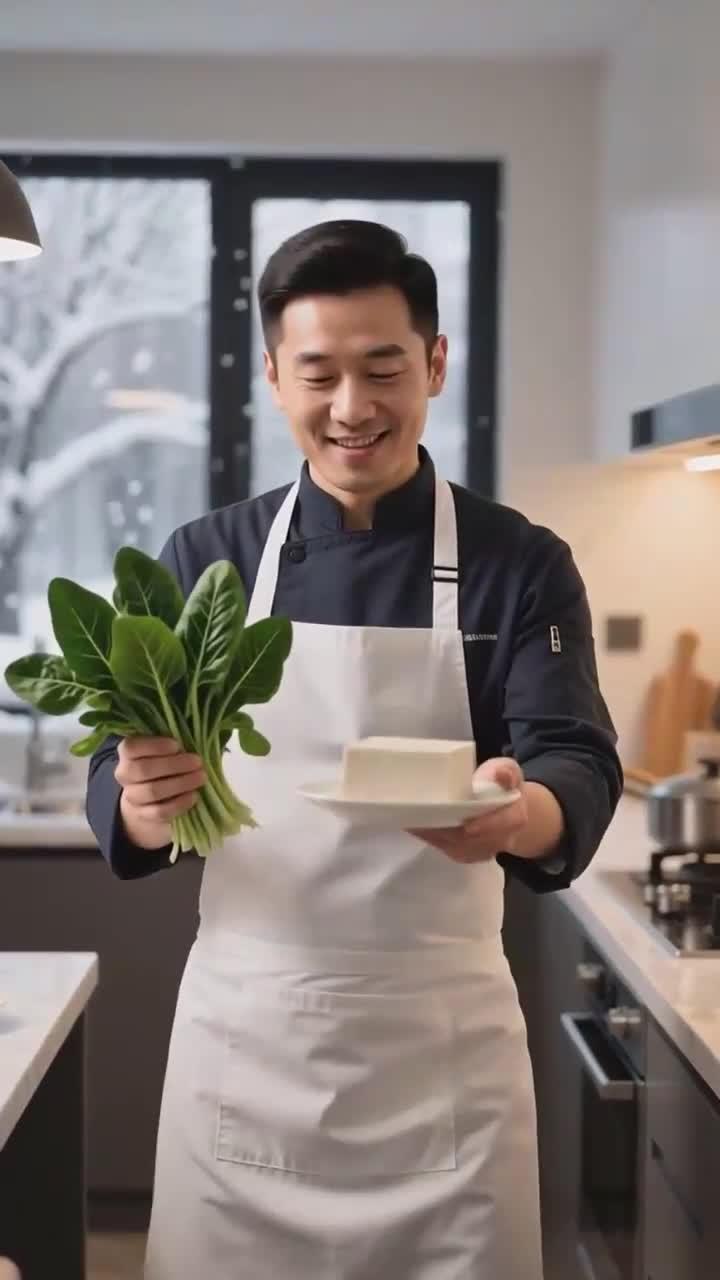 冬季多吃菠菜,拌豆腐暖身又补铁
