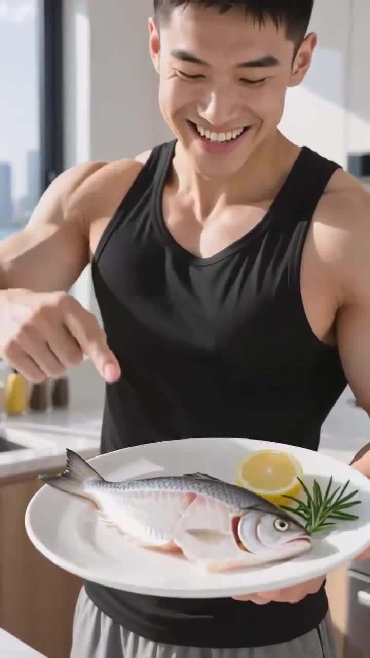高蛋白海鲜,鳕鱼 + 虾 + 扇贝,低脂营养