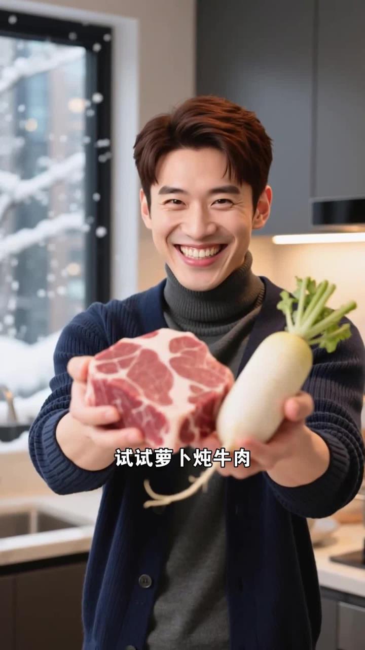 冬季吃萝卜炖牛肉,暖身助健康养生～