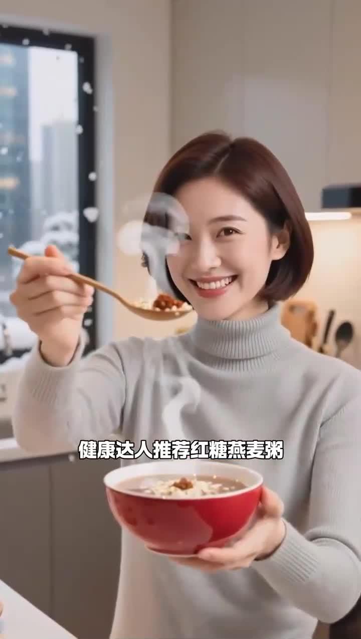 寒潮煮红糖燕麦粥,健康养生暖身又有饱腹感