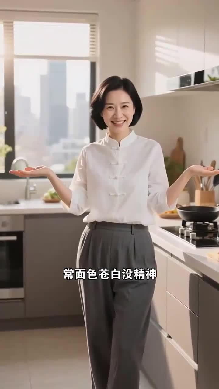 女性补气血,当归黄芪炖鸡,面色红润气色佳