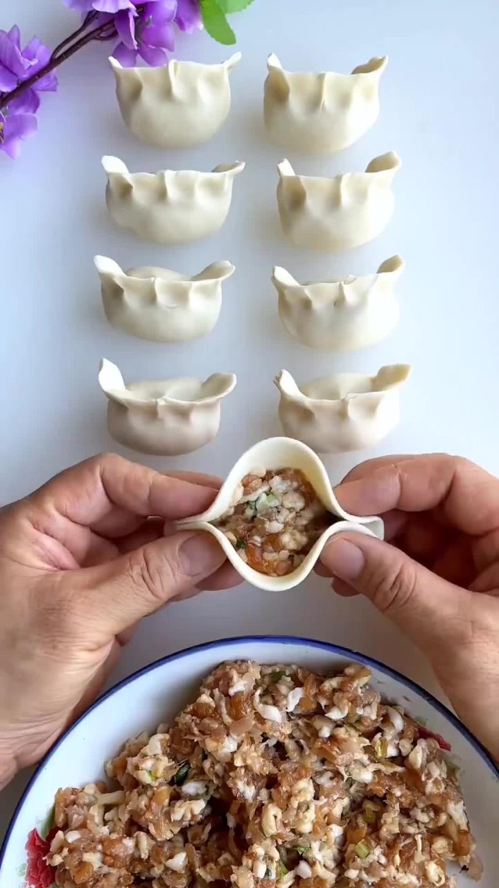 饺子的花式包法 饺子包法 包饺子 包饺子手法教程