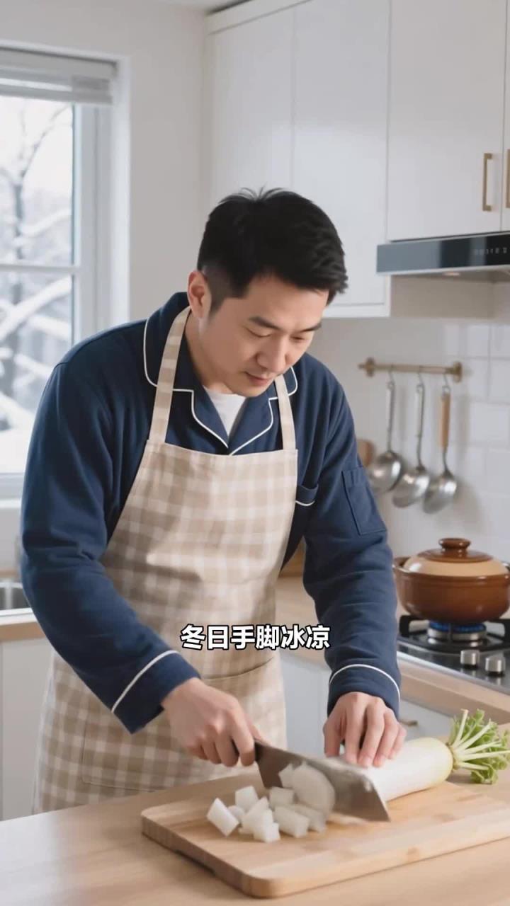 冬食萝卜炖羊肉,暖身驱寒效果佳,家常炖菜养身躯