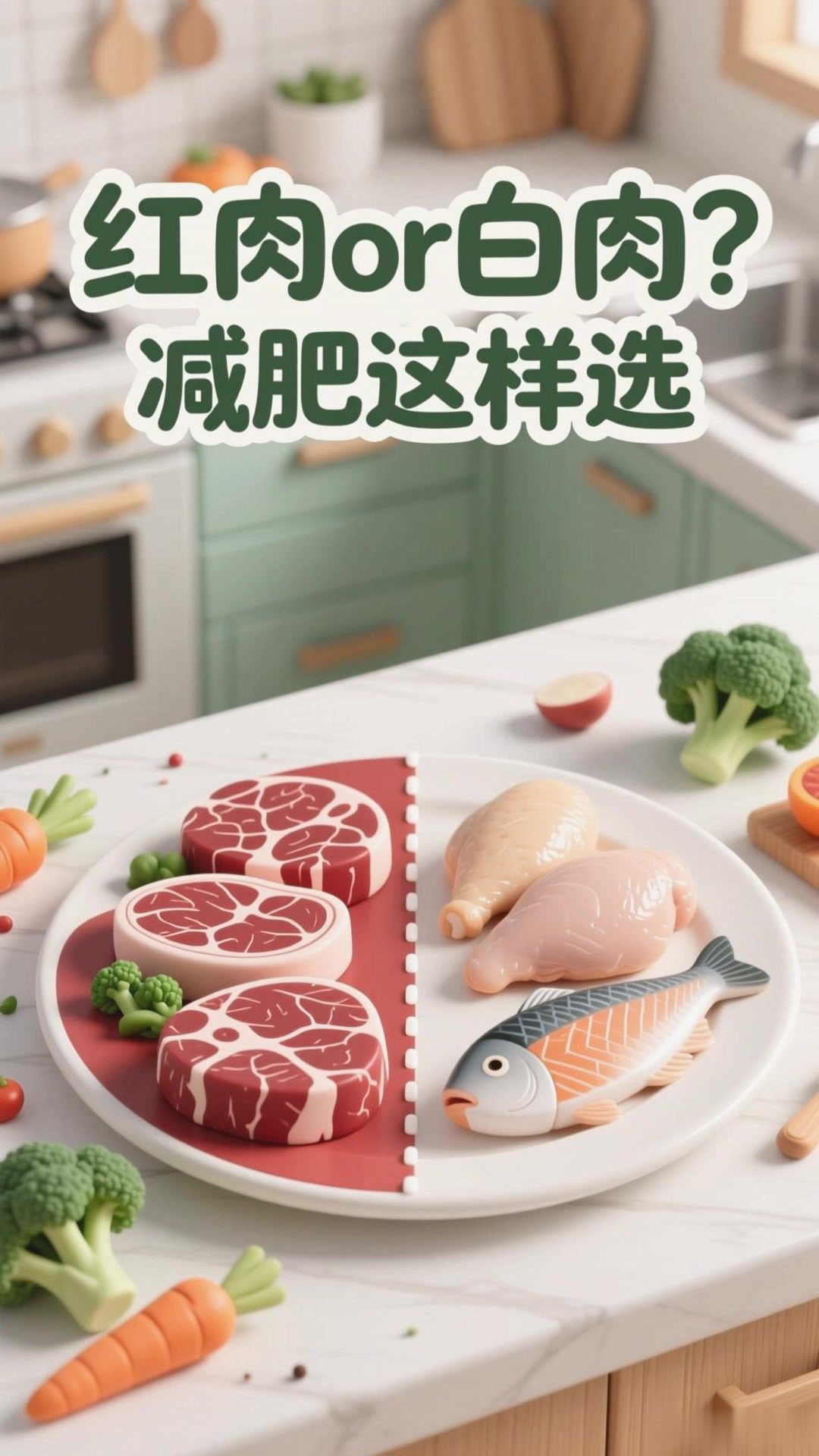 健康减肥，少食红肉多选白肉